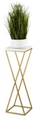 Kwietniki - HowHomely Kwietnik stojący 70 cm blat biały LOFT DD.15475 - miniaturka - grafika 1