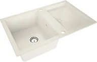 Zlewozmywaki - AXIS GROUP Zlew Slide 40 1-komorowy pure white - miniaturka - grafika 1