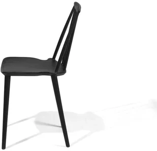 Beliani Zestaw do jadalni 2 krzesła czarne VENTNOR - Stoły ogrodowe - miniaturka - grafika 7