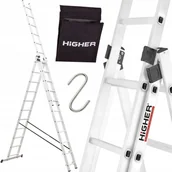 Drabiny - Drabina aluminiowa 3x11 Higher Professional 8,45m - miniaturka - grafika 1