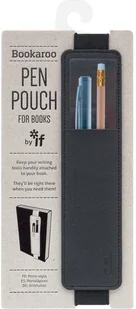 Bookaroo Pen Pouch uchwyt na długopis do książki czarny - Zakładki do książek - miniaturka - grafika 2