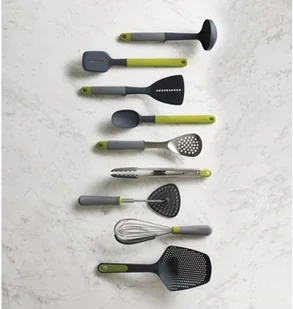 Joseph Joseph Składany tłuczek do ziemniaków Delta, srebrno-zielony, 30,5x10x3,3 cm - Siekacze tarki i szatkownice - miniaturka - grafika 7