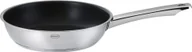 Patelnie - NoName Patelnia patelnia Moments 28 cm stal nierdzewna srebrno-czarna twm_913690 - miniaturka - grafika 1