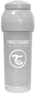 Twistshake Butelka antykolkowa, Szary, 260 ml - Butelki dla niemowląt - miniaturka - grafika 4