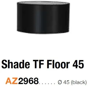 Azzardo Klosz do lampy piękny glamour TF FLOOR 45 AZ2968 AZ2968 - Oprawy, klosze i abażury - miniaturka - grafika 2