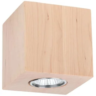 Spotlight Spot LAMPA sufitowa WOODDREAM 2576176 ekologiczna OPRAWA drewniana kostka cube downlight orzech 2576176 - Lampy sufitowe - miniaturka - grafika 2