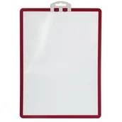 Tablice i flipcharty - Tablica informacyjna A4 na statywie SHERPA czerwona 5613 03 DU1125-3 - miniaturka - grafika 1