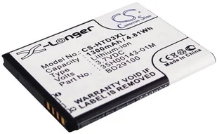 Cameron Sino HTC HD3 / BA S460 1300mAh 4.81Wh Li-Ion 3.7V CS-HTD3XL - Baterie do telefonów - miniaturka - grafika 2