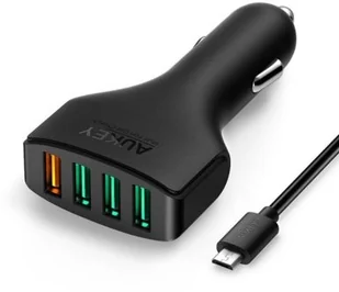 Aukey adowarka samochodowa CC-T9 4x USB - Ładowarki samochodowe - miniaturka - grafika 2