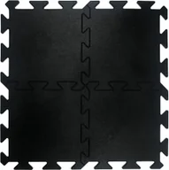 Maty do ćwiczeń - UnderFit Mata podłoga puzzle gumowa na siłownie 100 x 100 x 2 cm UF108 - miniaturka - grafika 1