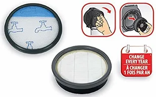 Rowenta Zestaw filtrów do odkurzacza bez worka, Swift Power Cyclonic ZR904301, szary ZR904301 - Akcesoria do odkurzaczy Rowenta Zestaw filtrów do odkurzacza bez worka, Swift Power Cyclonic ZR904301, szary ZR904301 - Akcesoria do odkurzaczy - miniaturka - grafika 1