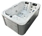 Baseny ogrodowe - Beauty System Jacuzzi ogrodowe SPA z hydromasażem 3os Kreta KRETA/H01/PS02/C02 - miniaturka - grafika 1