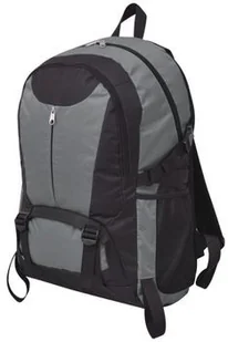vidaXL vidaXL Plecak turystyczny 40 L czarny i szary - Plecaki - miniaturka - grafika 2