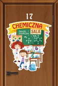 Systemy ekspozycyjne i znaki informacyjne - Kolorowa naklejka na drzwi: Sala Chemiczna EN074 - miniaturka - grafika 1