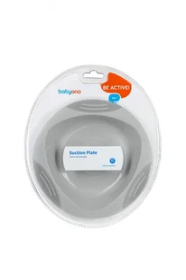 BabyOno 1062/03 TALERZYK Z PRZYSSAWKĄ SZARY 66459-uniw - Zestawy naczyń dla dzieci - miniaturka - grafika 5