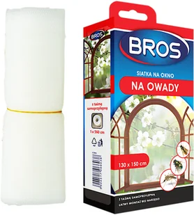 Bros Siatka Moskitiera Na Komary Na Okno 130x150CM - Zwalczanie i odstraszanie szkodników - miniaturka - grafika 2