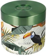 Termosy - Quokka Whim Food Jar Lunchbox termiczny termos obiadowy 600 ml Tropical) - miniaturka - grafika 1