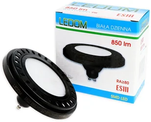 Ledom ES111 SMD 175-265V 9W 850lm 4000K biała dzienna - czarna 249600 - Żarówki LED - miniaturka - grafika 2