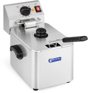 Royal Catering Frytownica elektryczna 8L termostat E.G.O. RCEF 08E-EGO RCEF 08E-EGO - Frytownice gastronomiczne Royal Catering Frytownica elektryczna 8L termostat E.G.O. RCEF 08E-EGO RCEF 08E-EGO - Frytownice gastronomiczne - miniaturka - grafika 1