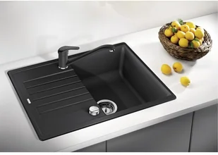Blanco ZIA 45 S Compact Silgranit PuraDur Antracyt, odwracalny (524721) - Zlewozmywaki - miniaturka - grafika 2
