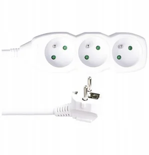EMOS przedłużacz 3 gniazda 5 m 3× 1,5mm2 biały 1902030508) - Listwy zasilające - miniaturka - grafika 2