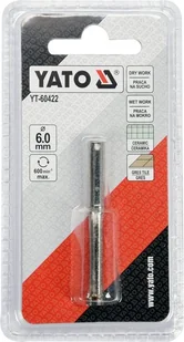 Yato WIERTŁO DO GRESU 6MM DO WIERCENIA MNA MOKRO I NA SUCHO YT-60422 - Wiertła - miniaturka - grafika 3