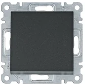 Wyłączniki światła i elektryczne - Hager LUMINA ŁĄCZNIK KRZYŻOWY CZARNY WL0033 - miniaturka - grafika 1