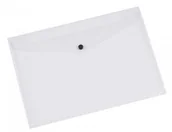 Teczki i skoroszyty - Q-Connect Teczka kopertowa zatrzask, PP, A3, transparentna KF02464 - miniaturka - grafika 1