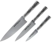 Noże kuchenne - Samura Samura Bamboo zestaw 3 noży kuchnennych SBA-0220 - miniaturka - grafika 1