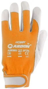 Wytrzymałe Rękawice Robocze Kozia Skóra Hobby r.9 - Rękawice robocze - miniaturka - grafika 2