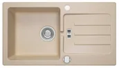 Zlewozmywaki - AXIS Zlewozmywak Granitowy MALIBU 40 Beżowy malibu40be - miniaturka - grafika 1
