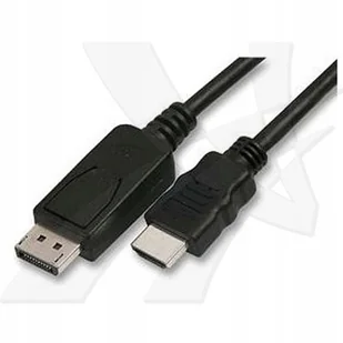 NoName Kabel DisplayPort HDMI 5m Czarny - Kable - miniaturka - grafika 2
