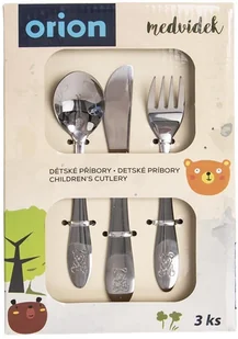Orion Sztućce dla dzieci dziecka łyżka widelec nóż 3 el. 143682 - Sztućce dla dzieci - miniaturka - grafika 3