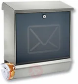 Skrzynki na listy - Skrzynka na listy LUCCA z dekoracją na drzwiach - miniaturka - grafika 1