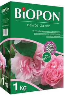 Biopon Nawóz do róż, karton 1kg, marki - Nawozy ogrodnicze - miniaturka - grafika 2