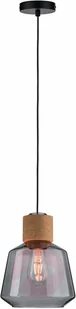 Paulmann Elia szklana lampa wisząca z korkiem - Lampy sufitowe - miniaturka - grafika 2