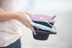 Dysk do rzucania Scrunch Funkit World Lila - Pływanie - miniaturka - grafika 3