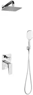 Zestawy prysznicowe - Omnires Kompletny system podtynkowy SAXON - miniaturka - grafika 1