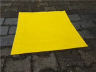 Sprzęt przeciwpożarowy - ROMOLD Jednorazowa Osłona Na Studzienkę (90 X 90 Cm) Żółty Kwadratowe - miniaturka - grafika 1