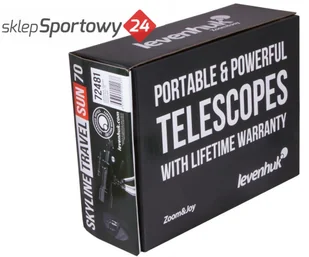 Levenhuk SKYLINE TRAVEL SUN 70 (72481) - Teleskopy - miniaturka - grafika 5