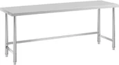 Stoły gastronomiczne - Royal Stół ze stali nierdzewnej 200 x 60 cm udźwig 95 kg Catering RCAT-200/60-PS - miniaturka - grafika 1