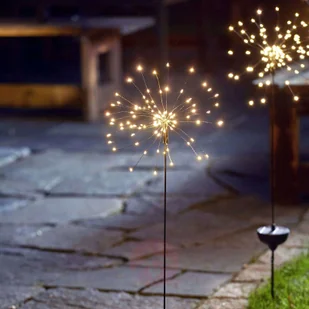 Best Season Lampa solarna LED Firework z grotem ziemnym - Lampy ogrodowe - miniaturka - grafika 2