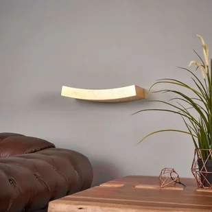 Złota wygięta lampa ścienna Berra - Lampy ścienne - miniaturka - grafika 2