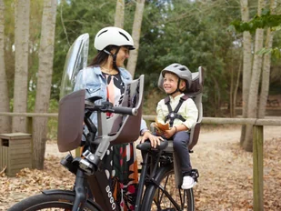 Bobike Maxi Exclusive Tour Toffee Brown fotelik rowerowy do ramy - model 2021 8011300031 - Foteliki rowerowe - miniaturka - grafika 5