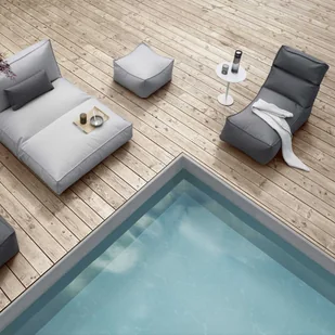 Blomus Blomus STAY Leżanka Lounger L Beżowa Cloud 62040 - Leżaki ogrodowe - miniaturka - grafika 4