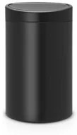 Kosze na śmieci - Brabantia Kosz na śmieci Touch Bin 40l czarny mat 114946 - miniaturka - grafika 1