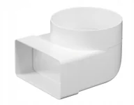 Rury i kanały wentylacyjne - Kolano Łącznikowe 90" 60x120 - fi100 KP120-23 - miniaturka - grafika 1