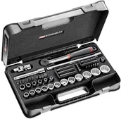 Klucze i nasadki - FACOM Zestaw nasadek 1/2" 12-kątnych 8-32 mm, S.850 - miniaturka - grafika 1