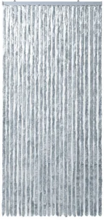 VidaXL Zasłona na owady, szarość i biel, 100x220 cm, szenil 284281 VidaXL - Moskitiery - miniaturka - grafika 10