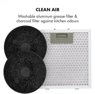 Klarstein Barett Inox (TK15-Barett-SS) - Okapy kuchenne - miniaturka - grafika 5